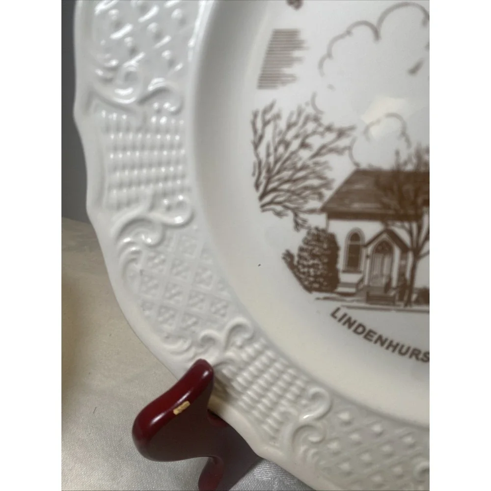 St. John's Evangelical‎ Lutheran CHURCH Display Plate Lindenhurst L.I. New York
